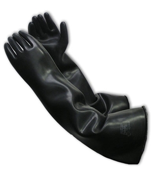 6N1532A Guardian® Manufacturing 15-mil Neoprene Glovebox Gloves - 6-inch Port